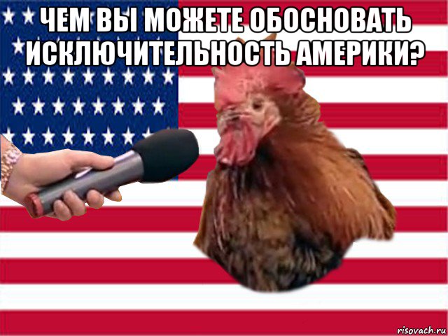 чем вы можете обосновать исключительность америки? 