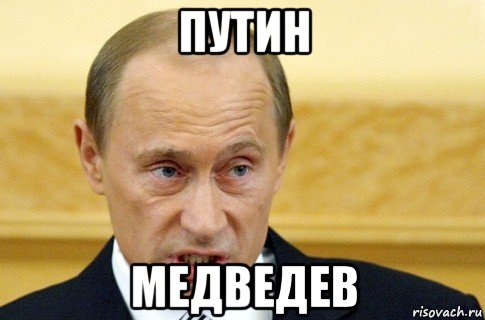 путин медведев, Мем путин