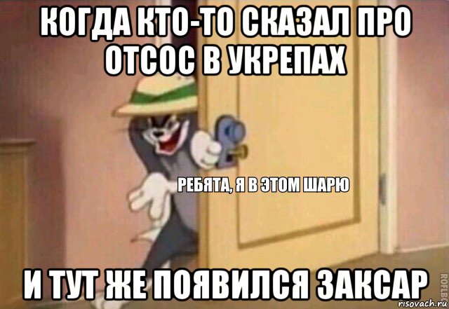 когда кто-то сказал про отсос в укрепах и тут же появился заксар, Мем    Ребята я в этом шарю