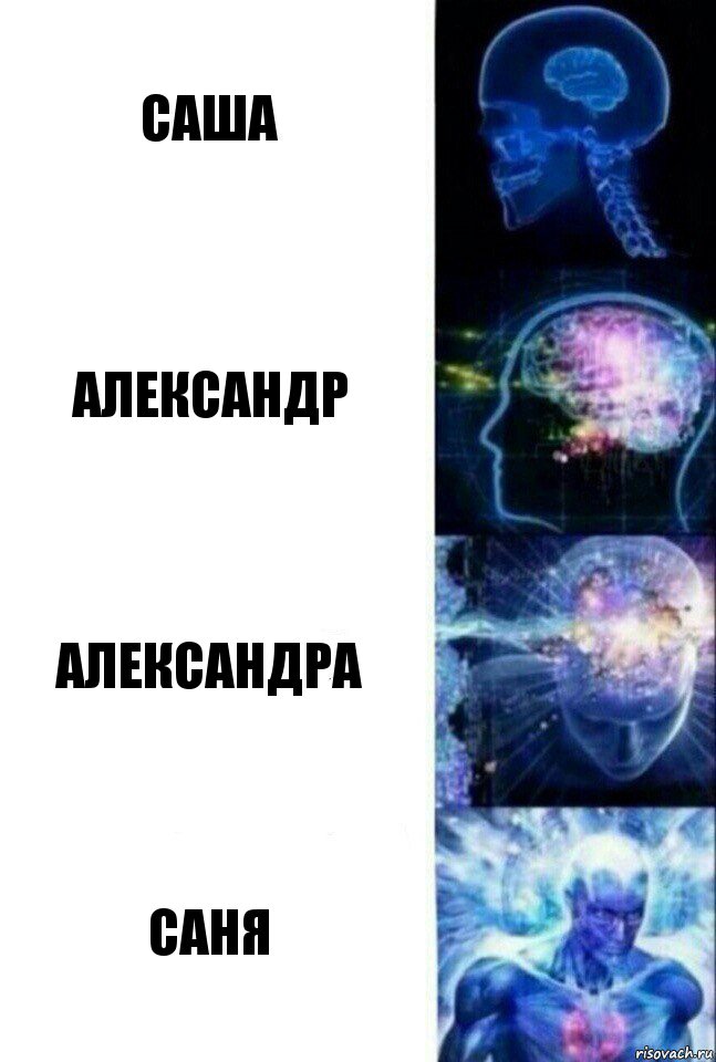 саша александр александра саня, Комикс  Сверхразум