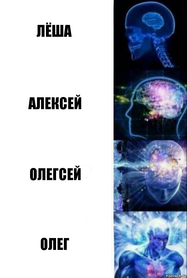 Лёша Алексей Олегсей Олег, Комикс  Сверхразум