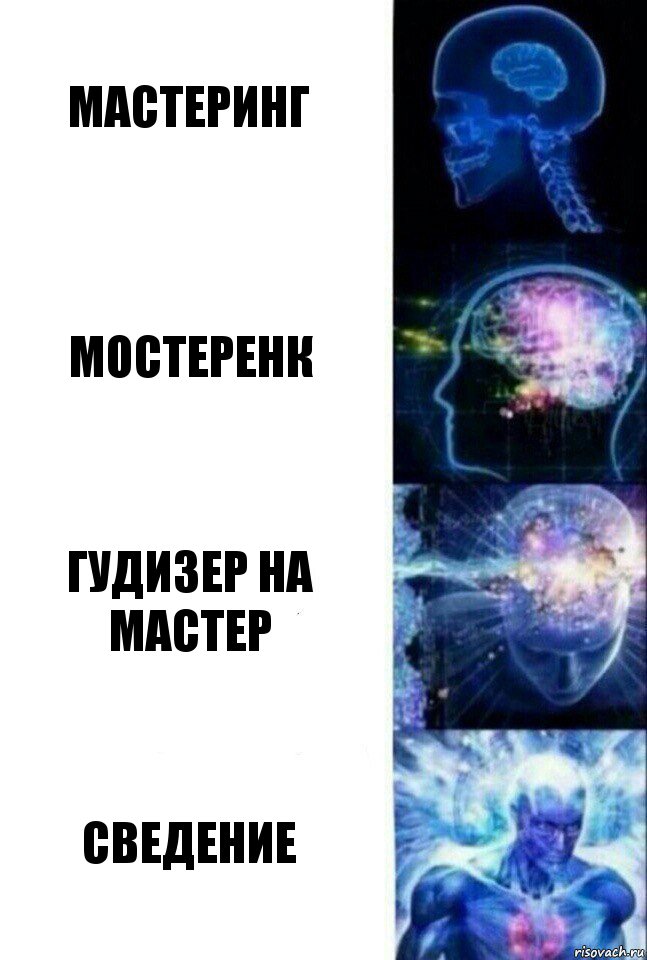 Мастеринг Мостеренк Гудизер на мастер Сведение, Комикс  Сверхразум