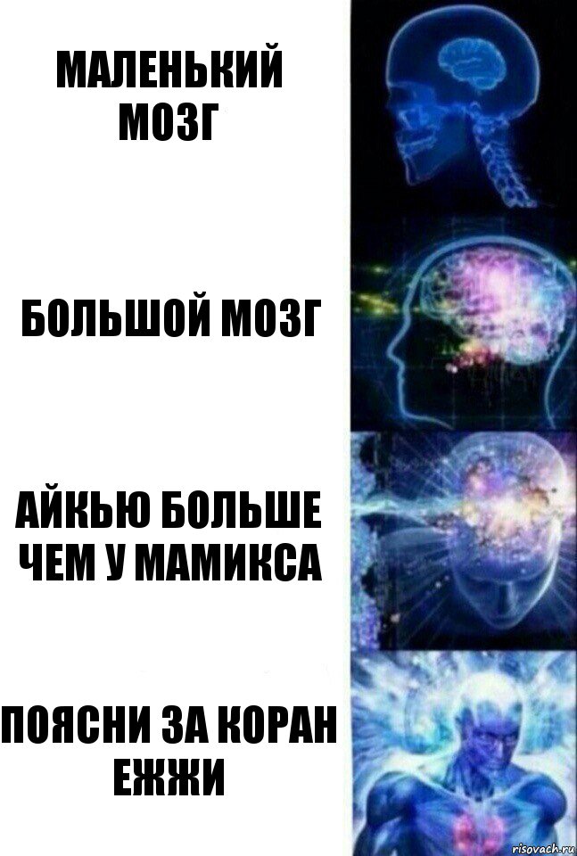 маленький мозг большой мозг айкью больше чем у мамикса поясни за коран ежжи, Комикс  Сверхразум