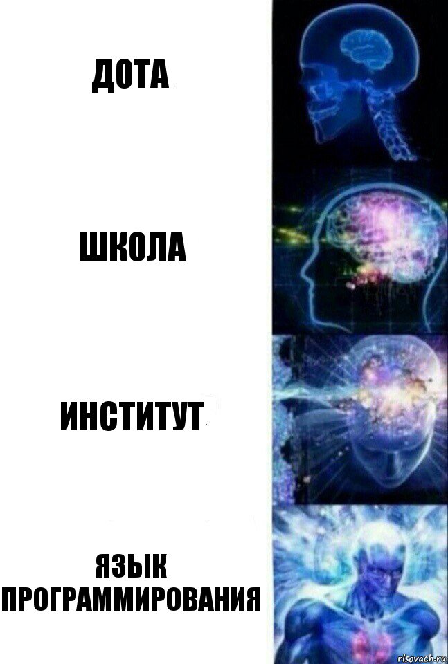 Дота Школа Институт Язык программирования, Комикс  Сверхразум