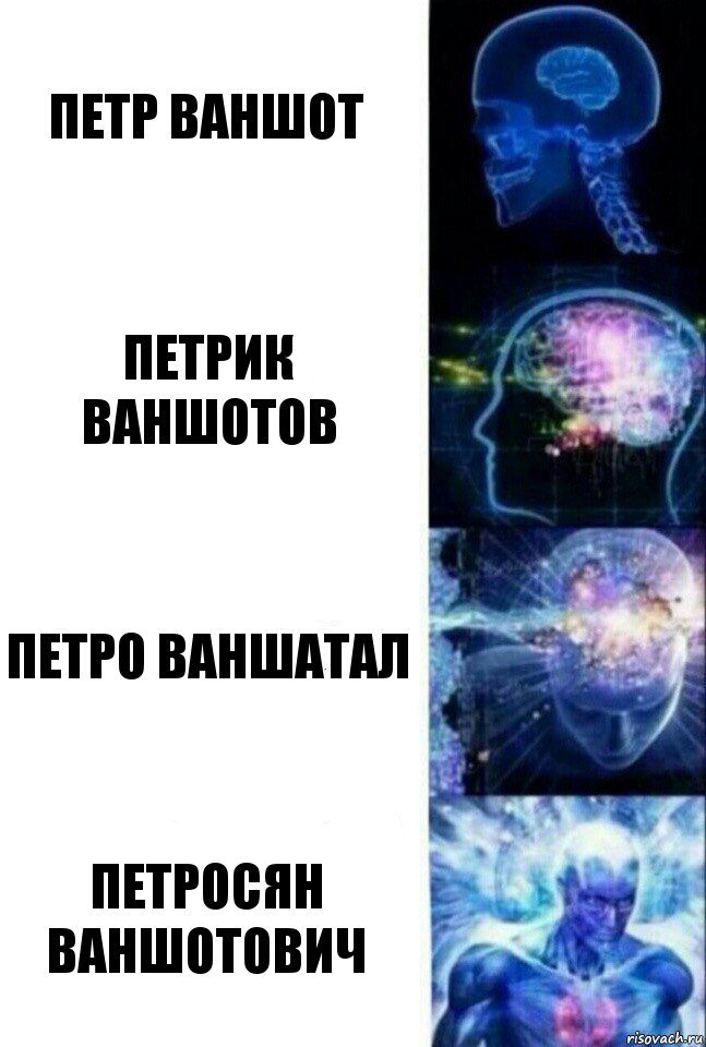 Петр Ваншот Петрик ваншотов Петро Ваншатал ПЕТРОСЯН ВАНШОТОВИЧ, Комикс  Сверхразум