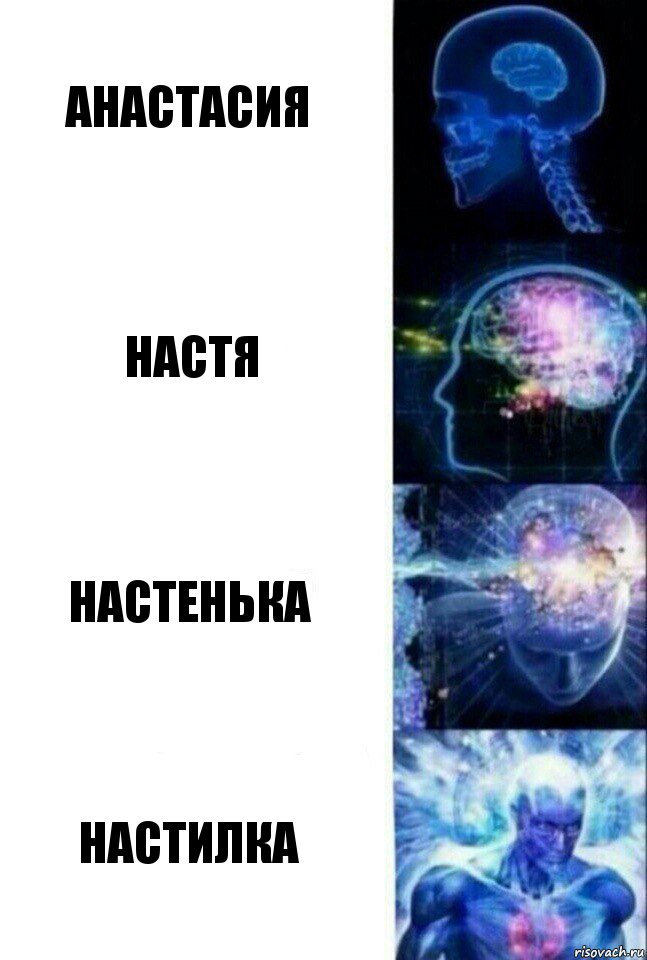 Анастасия Настя Настенька Настилка, Комикс  Сверхразум