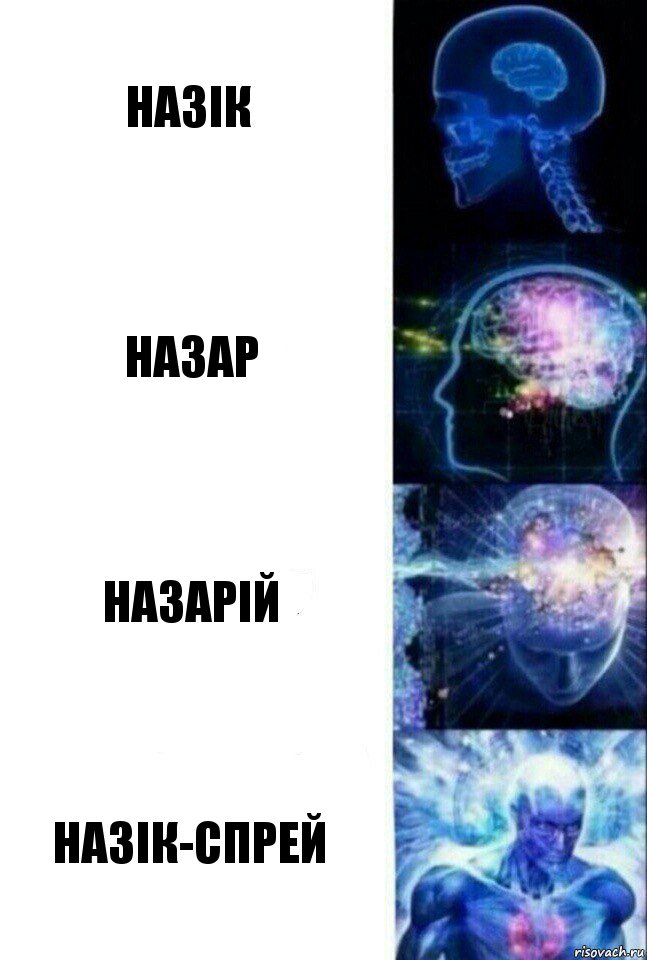 Назік Назар Назарій Назік-Спрей, Комикс  Сверхразум