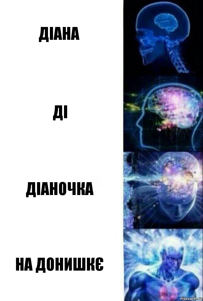 діана ді діаночка на донишкє, Комикс  Сверхразум