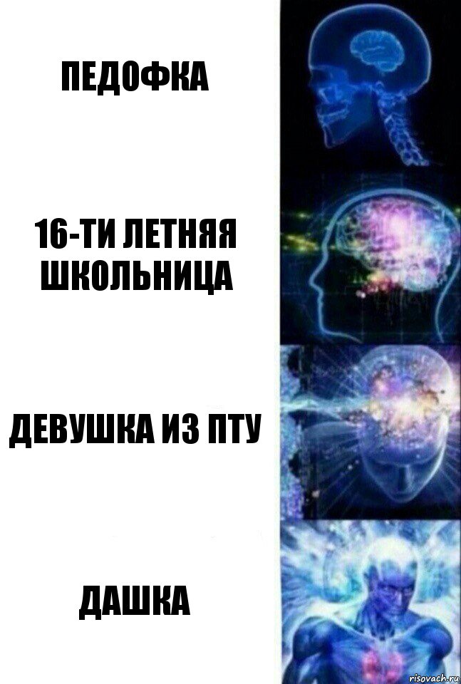 Педофка 16-ти летняя школьница Девушка из ПТУ Дашка, Комикс  Сверхразум