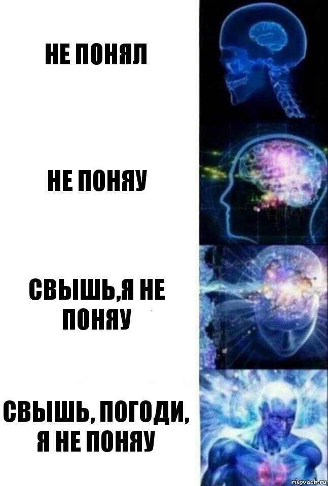 Не понял Не поняу Свышь,я не поняу Свышь, погоди, я не поняу, Комикс  Сверхразум