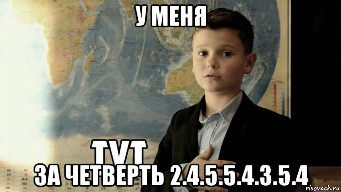 у меня за четверть 2.4.5.5.4.3.5.4