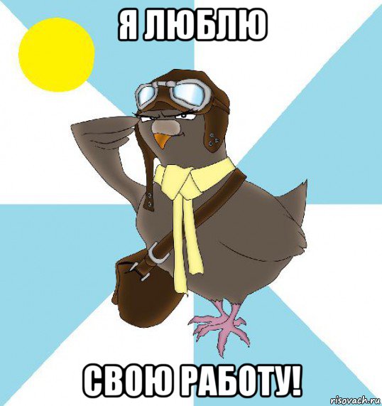я люблю свою работу!