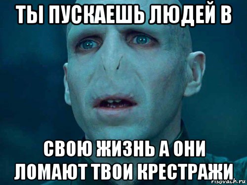 ты пускаешь людей в свою жизнь а они ломают твои крестражи, Мем Волан де Морт