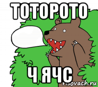 тоторото ч ячс