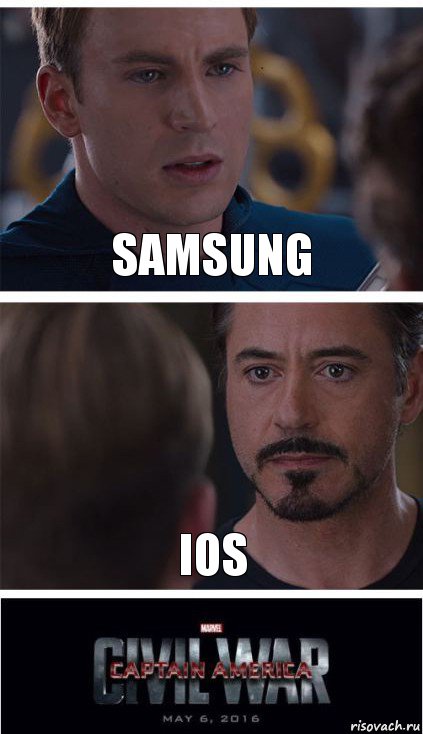 Samsung ios, Комикс   Гражданская Война