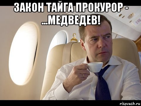 закон тайга прокурор - ...медведев! , Мем Медведев спот