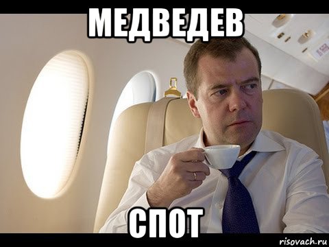 медведев спот, Мем Медведев спот