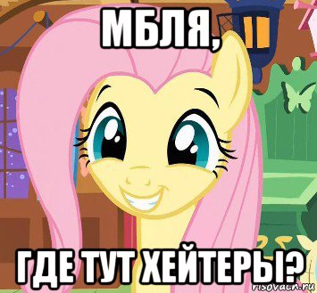 мбля, где тут хейтеры?