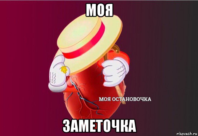 моя заметочка, Мем   Моя остановочка