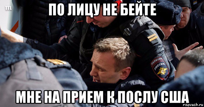 по лицу не бейте мне на прием к послу сша