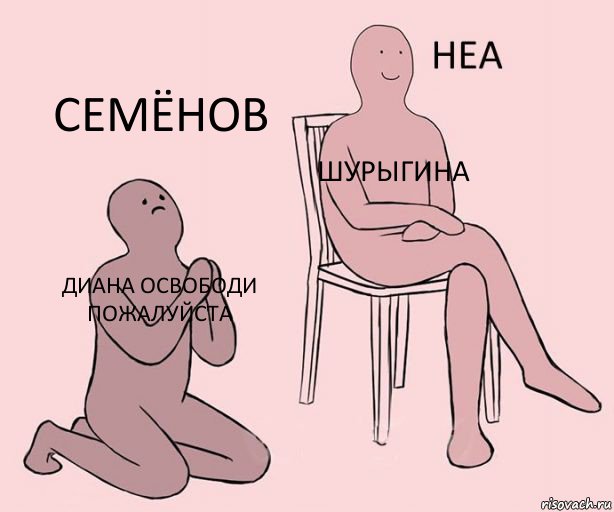 Диана Освободи пожалуйста Шурыгина Семёнов, Комикс Неа