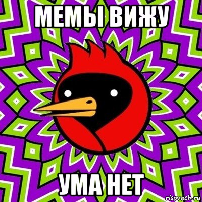 мемы вижу ума нет, Мем Омская птица
