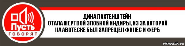 Дина Лихтенштейн
Стала жертвой злобной Индиры, из за которой на Авотеске был запрещен Финес и Ферб, Комикс   пусть говорят