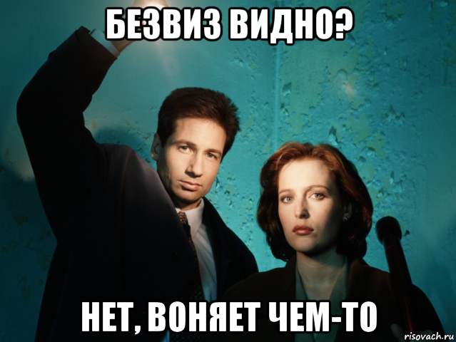 безвиз видно? нет, воняет чем-то