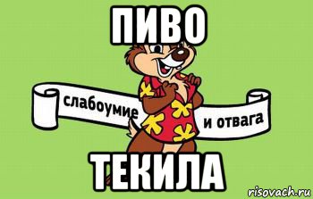 пиво текила