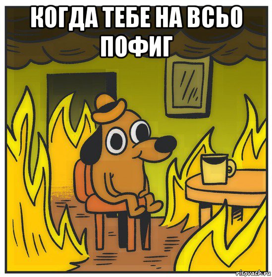 когда тебе на всьо пофиг 
