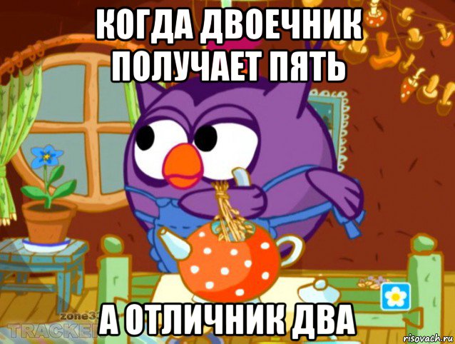 когда двоечник получает пять а отличник два