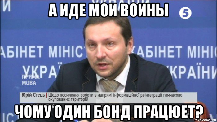 а иде мои воины чому один бонд працюет?