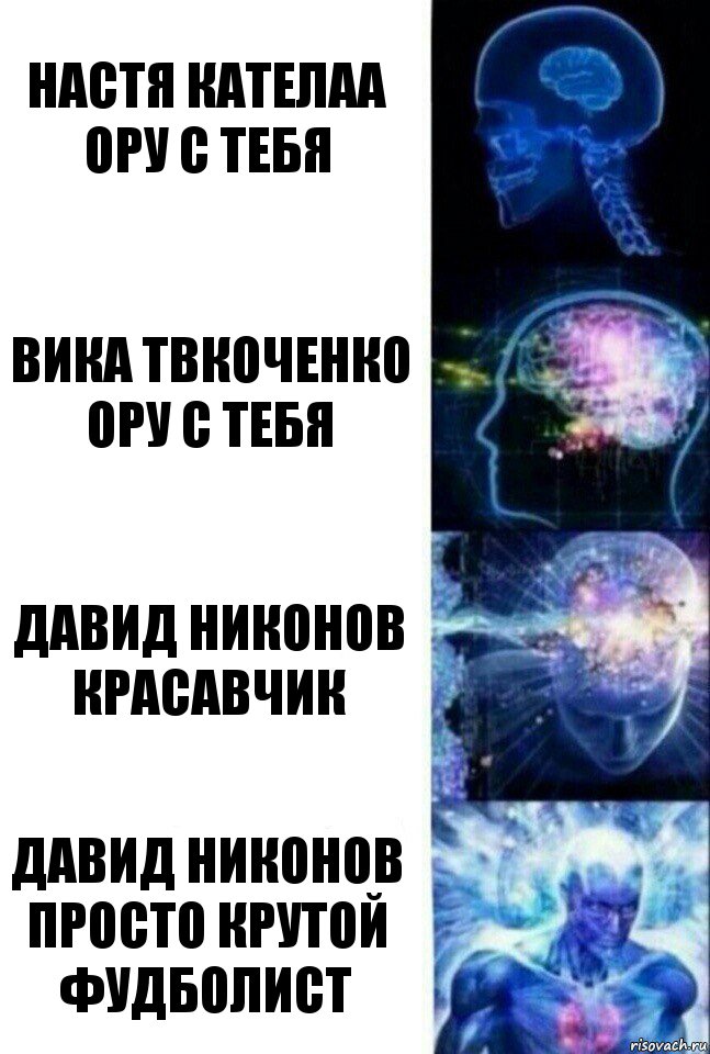 настя кателаа ору с тебя вика твкоченко ору с тебя давид никонов красавчик давид никонов просто крутой фудболист, Комикс  Сверхразум