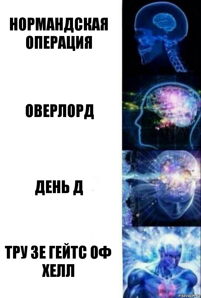 Нормандская операция оверлорд день д тру зе гейтс оф хелл, Комикс  Сверхразум