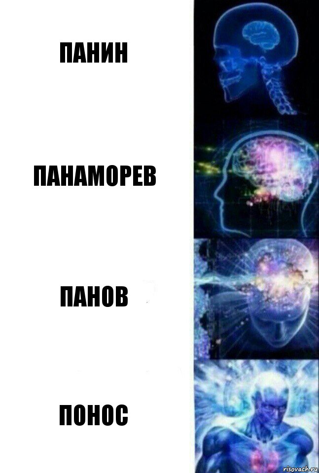 Панин Панаморев Панов Понос, Комикс  Сверхразум