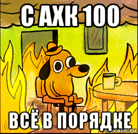 с ахк 100 всё в порядке