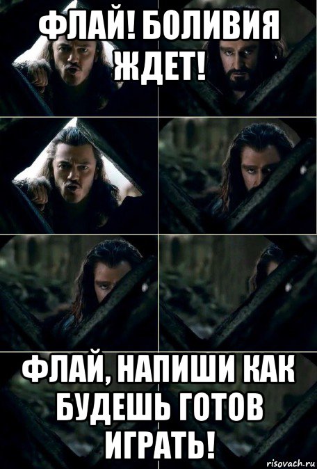 флай! боливия ждет! флай, напиши как будешь готов играть!
