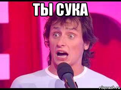 ты сука 