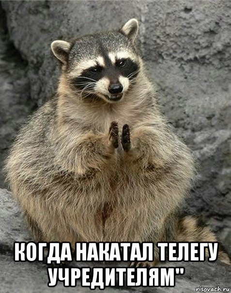  когда накатал телегу учредителям"