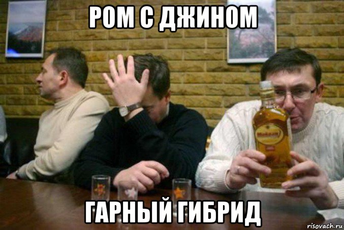 ром с джином гарный гибрид