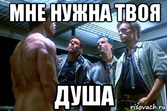 мне нужна твоя душа, Мем Мне нужна твоя одежда