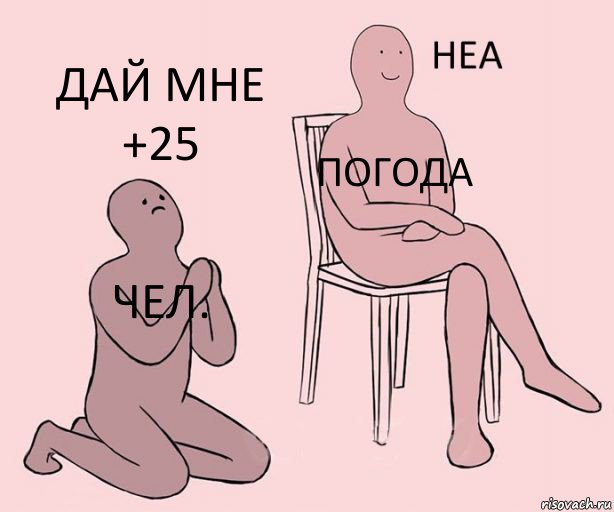 ЧЕЛ. ПОГОДА ДАЙ МНЕ +25, Комикс Неа