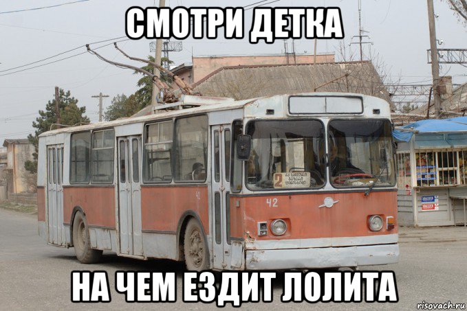 смотри детка на чем ездит лолита