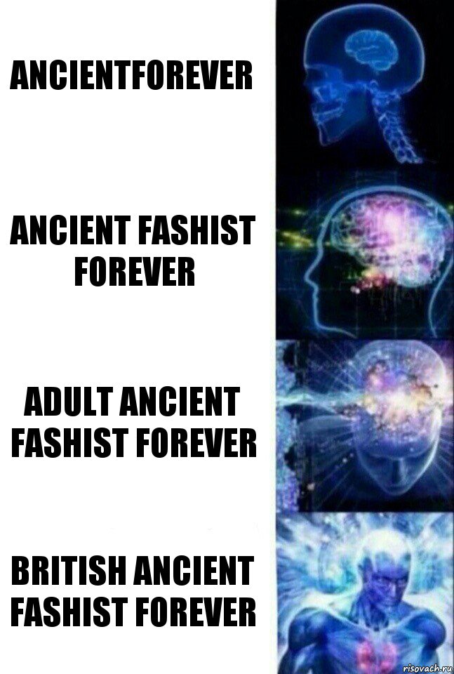 ANCIENTFOREVER ANCIENT FASHIST FOREVER ADULT ANCIENT FASHIST FOREVER BRITISH ANCIENT FASHIST FOREVER, Комикс  Сверхразум