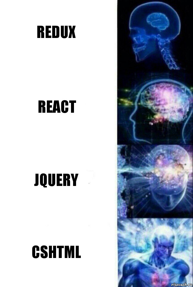 redux react jquery cshtml, Комикс  Сверхразум