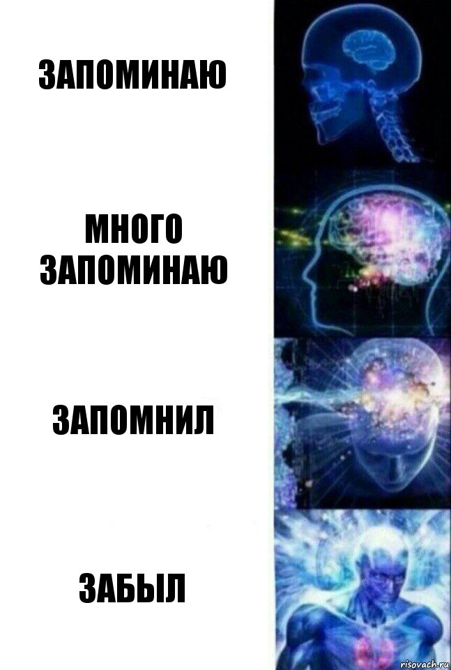 Запоминаю Много запоминаю Запомнил Забыл, Комикс  Сверхразум