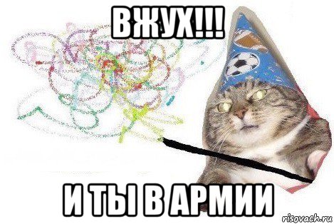 вжух!!! и ты в армии, Мем Вжух мем