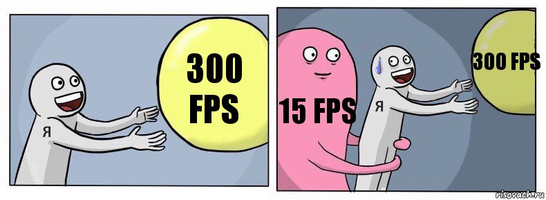 300 FPS 15 FPS 300 FPS