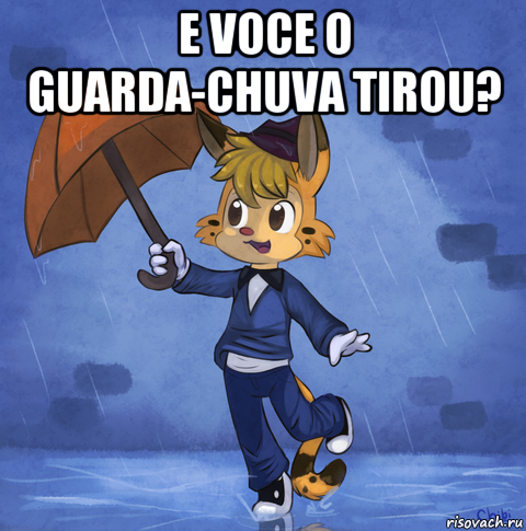 e voce o guarda-chuva tirou? , Мем Bonkers