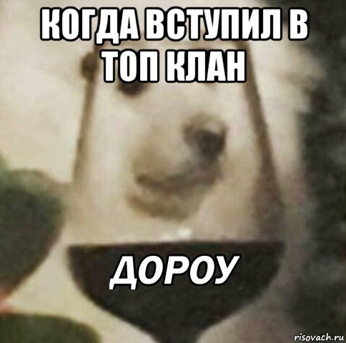 когда вступил в топ клан , Мем Дороу